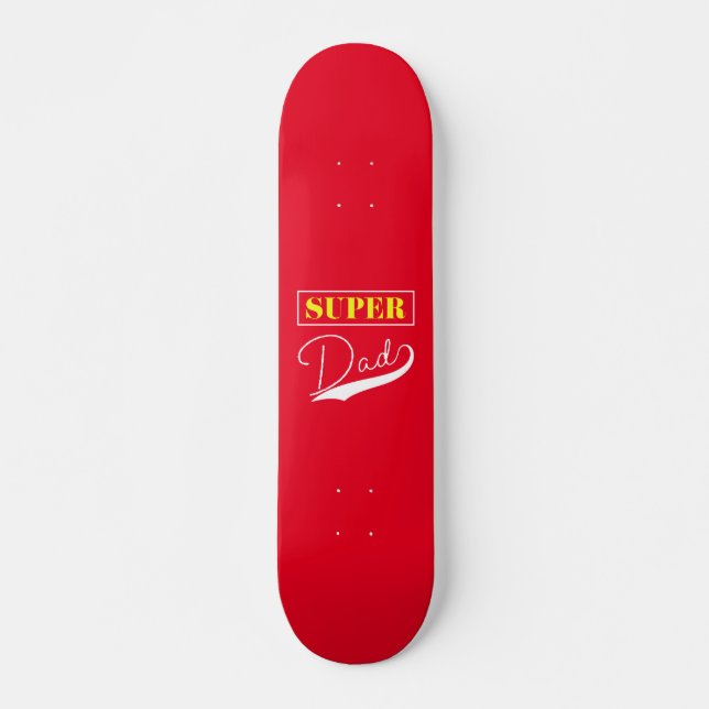 Toppen Pappa Mini Skateboard Bräda 18,5 Cm (Framsida)