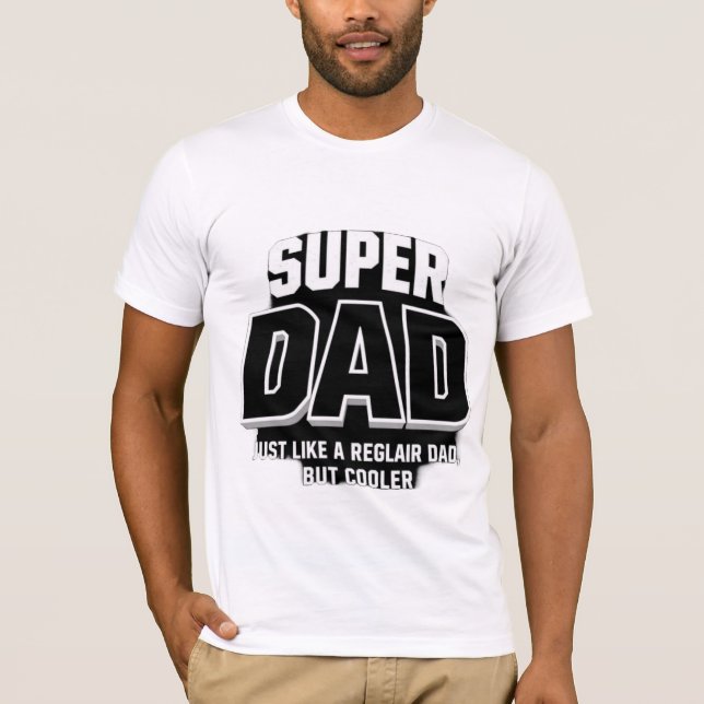 Toppen Pappa - precis som ett vanligt Pappa, men k T Shirt (Framsida)