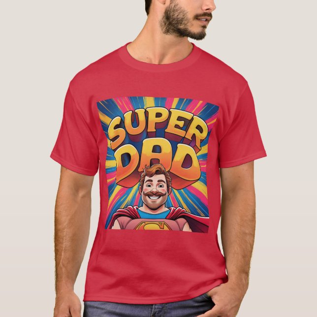 Toppen Pappa - Retro T-Shirt för Pappa (Framsida)