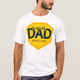 Toppen Pappa sedan 2025 Anpassningsbarnas Fars dag T Shirt