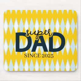 Toppen Pappa sedan år 2000 Argyle Mönster Musmatta