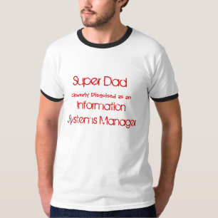 Toppen pappa som förställas Cleverly som, T Shirt