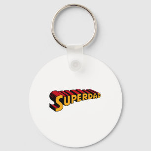 Toppen Pappa Superdad Funny Superhjälte Pappa Nyckelring