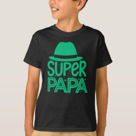 Toppen, Pappa, superhjälten Pappa T Shirt