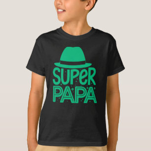 Toppen, Pappa, superhjälten Pappa T Shirt