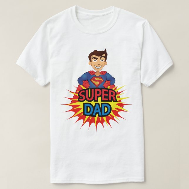 Toppen pappa T-shirt - Lusnyj Far's Day Gift (Design framsida)