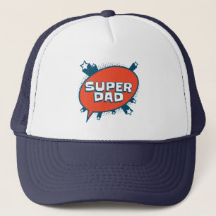 Toppen Pappa Tecknad Bubble Hat Keps
