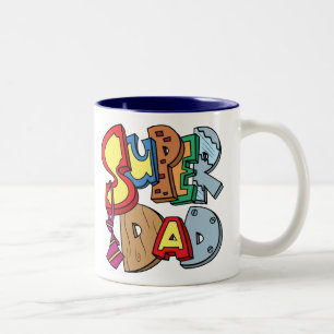 Toppen pappa Två-Tonad mugg