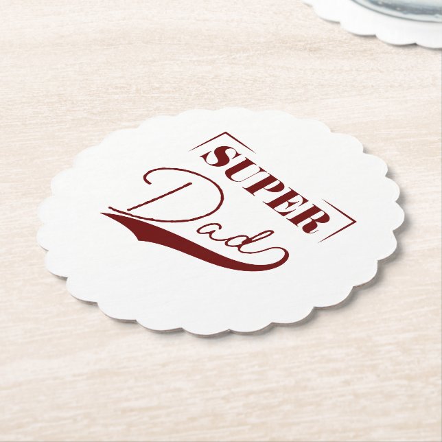 Toppen Pappa Underlägg Papper (Vinklad)