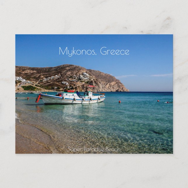 Toppen Paradise Beach Vykort (Framsida)