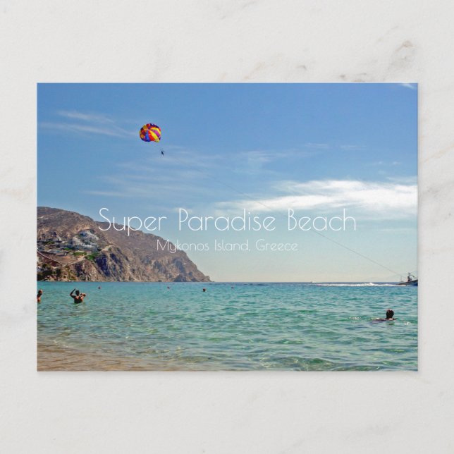 Toppen Paradise Beach Vykort (Framsida)