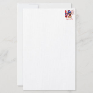 Toppen Patriot Dachshund Stationery Brevpapper