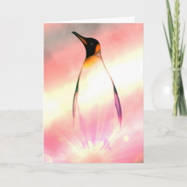 Toppen Penguin-födelsedagskort Kort