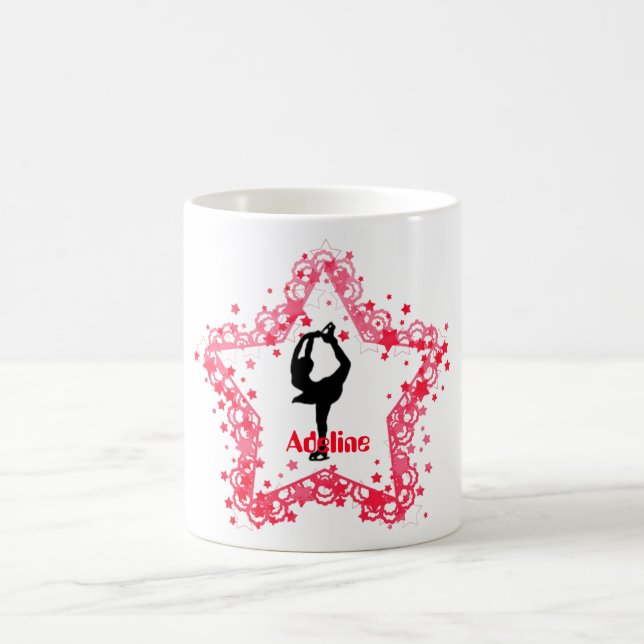 Toppen personlig för konståkning för kaffemugg (Center)