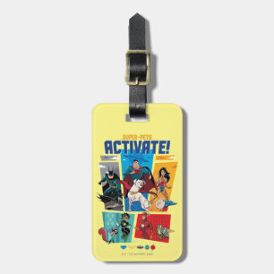 Toppen-Pets & Justice League - Aktivera! Bagagebricka