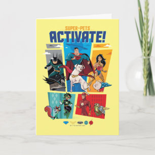 Toppen-Pets & Justice League - Aktivera! Kort