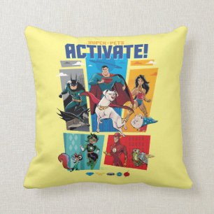 Toppen-Pets & Justice League - Aktivera! Kudde