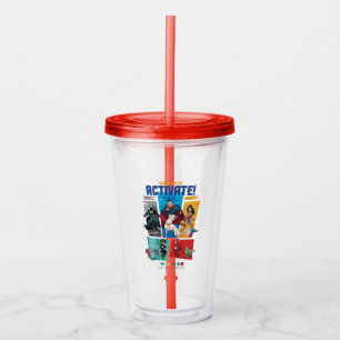 Toppen-Pets & Justice League - Aktivera! Take Away Mugg