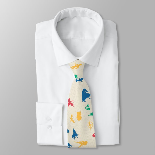 Toppen-Pets & Justice League Silhouette Mönster Slips (Bunden)