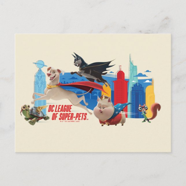 Toppen-Pets Patroll Metropolis Vykort (Framsida)