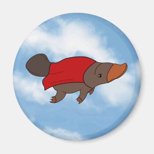 Toppen Platypus Magnet (Framsidan)