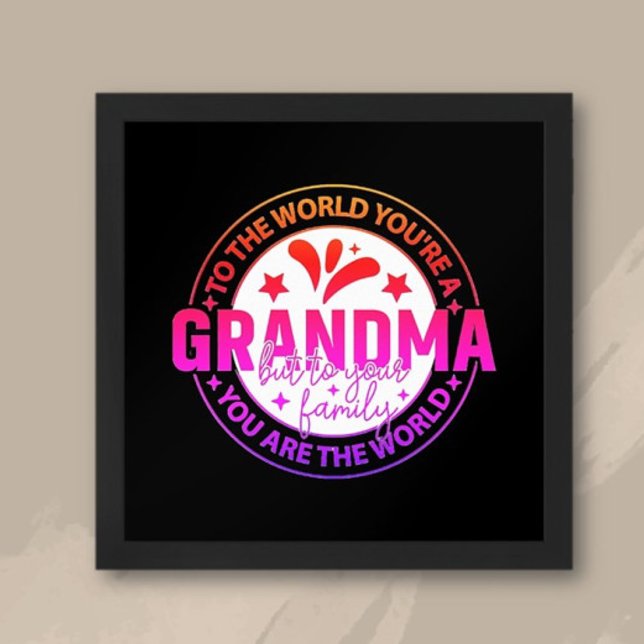 Toppen Plocka! Speciell gåva mormor Poster (Skapare uppladdad)