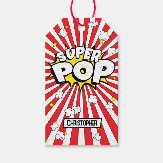 TOPPEN POP! Funny Corny | Personlig Presentetikett (Framsidan)