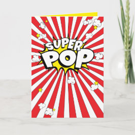 TOPPEN POP! Roligt, Corny, Popcorn Pun Blank Card Helgkort