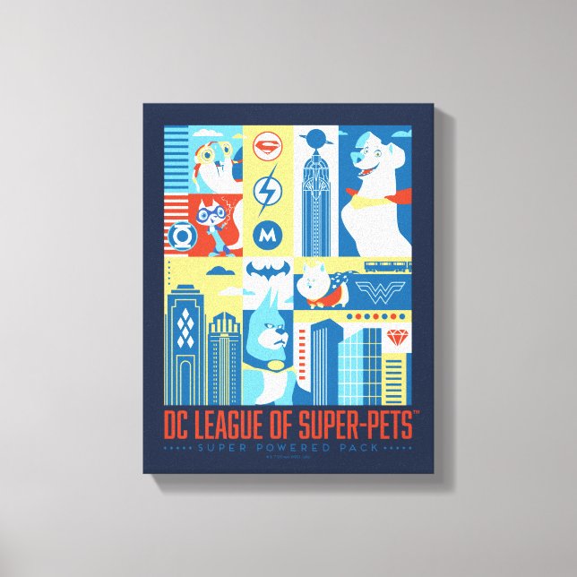 Toppen Power Pack Art Deco Metropolis Canvastryck (Framsida)