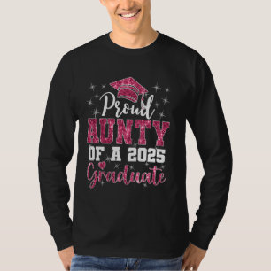 Toppen Proud Aunty från 2025 Student Senior Gradua T Shirt