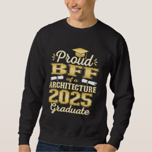 Toppen Proud Bff från 2025 Architecture Student Fa Lång Ärmad Tröja