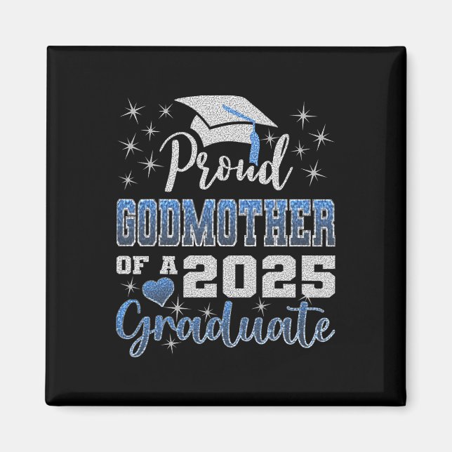 Toppen Proud Godmor från 2025 Student Fantastisk F Magnet (Framsidan)