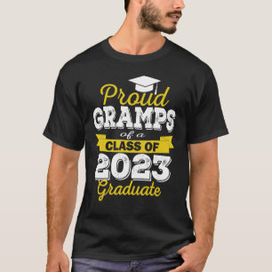 Toppen Proud Gramps för familjen Student 2023 T Shirt