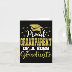 Toppen Proud Grandparent of 2025 Student Graduatio Kort
