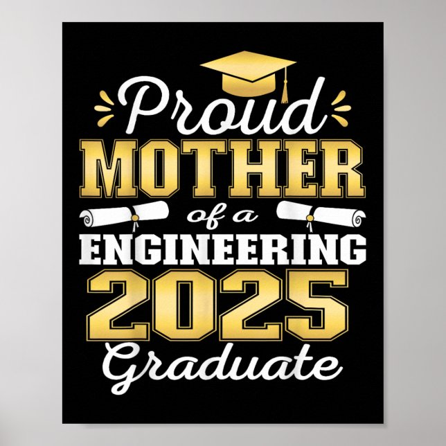 Toppen Proud Mor of 2025 Engineering Student Fa Poster (Framsidan)