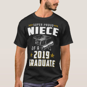 Toppen Proud Niece of a 2019 Student Rolig tröja G