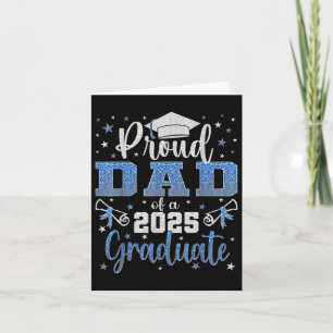Toppen Proud Pappa av 2025 Student högre Studenten Kort