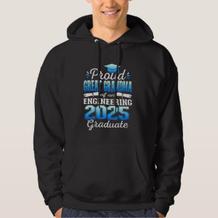 Toppen Proud Underbar Grandma 2025 Engineering Gra Hoodie