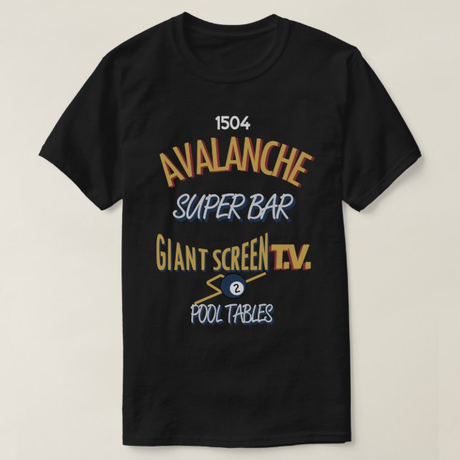 Toppen pub Marquette - full färg för lavin T Shirt (Design framsida)