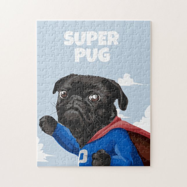 Toppen Pug Pussel (Vertikal)