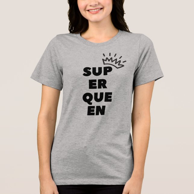 toppen Queen T Shirt (Framsida)