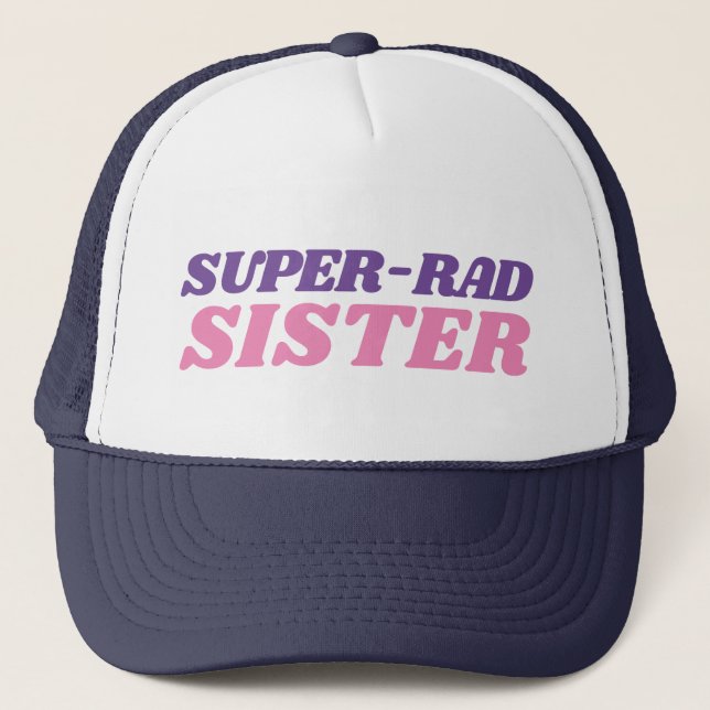 Toppen-Rad Sister-citattecken enkel Baseball-Truck Keps (Framsida)