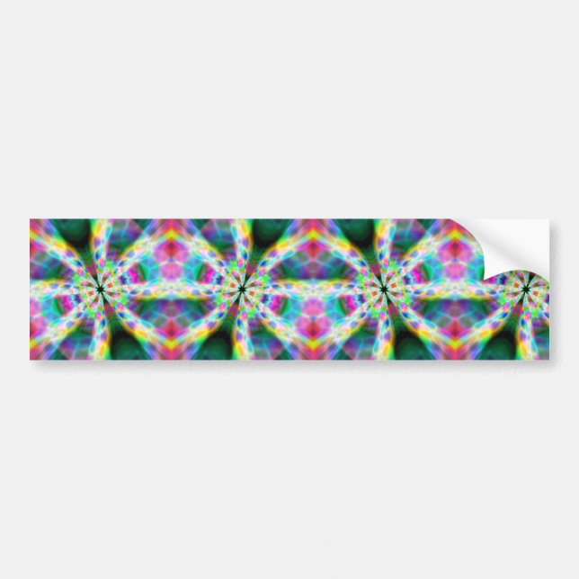 Toppen Rainbow Zoom Hallway Bumper Sticker Bildekal (Framsidan)