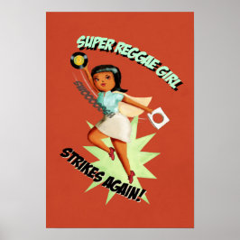 Toppen Reggae Girl Poster