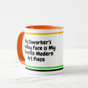 (Toppen Roligt Citat) Citat Kollega Kaffe Mugg