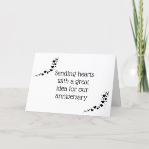 TOPPEN ’ROMANTIC’ ANNIVERSARY CARD FOR HIM/HER KORT