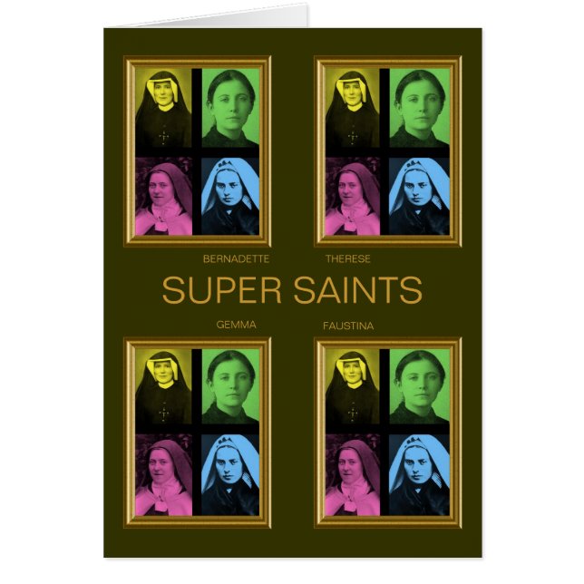 TOPPEN SAINTS HÄLSNINGSKORT (Framsidan)