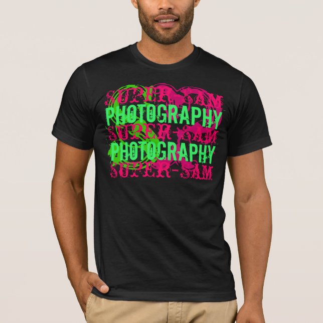 Toppen-Sam fotografi Tee Shirt (Framsida)