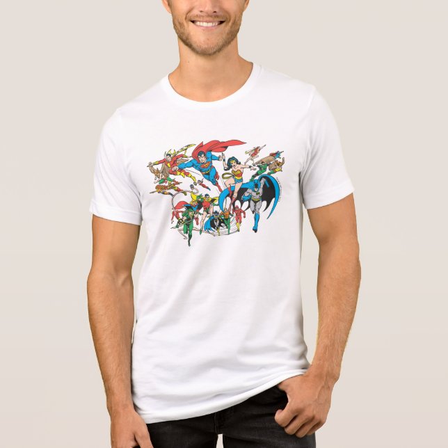 Toppen™-samling 3 t-shirt i triblend-tyg (Framsida)