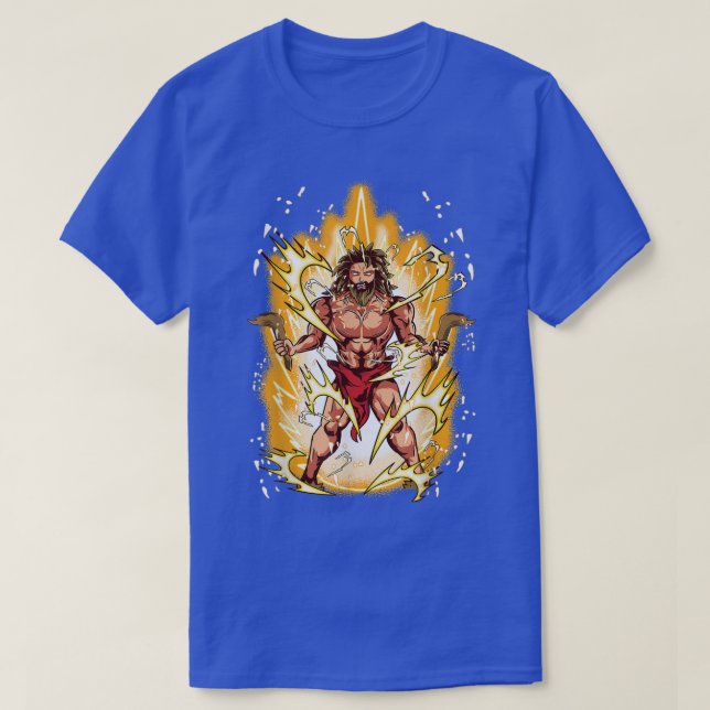 Toppen Samson Biblical Legend  T Shirt (Design framsida)
